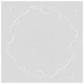 La Diva Margherita Quadrato Margherita 02 Panna L 40x40