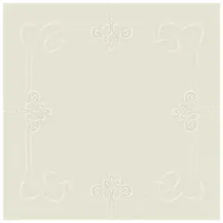 La Diva Margherita Quadrato Margherita 03 Latte S 40x40