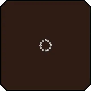 La Diva Maria Ottagono Liscia 1 Magnete Caffe S 20x20