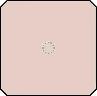 La Diva Maria Ottagono Liscia 1 Magnete Cipria L 20x20