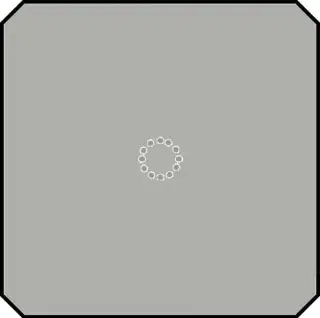 La Diva Maria Ottagono Liscia 1 Magnete Sabbia L 20x20