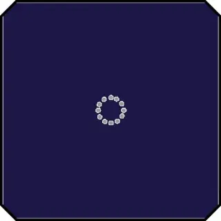 La Diva Maria Ottagono Liscia 1 Magnete Mirtillo L 20x20