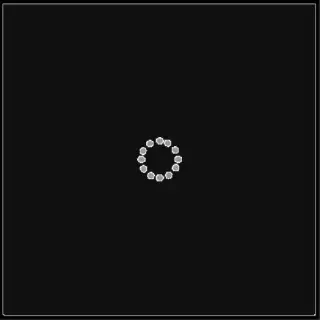 La Diva Maria Quadrata Liscia 1 Magnete Lava L 20x20