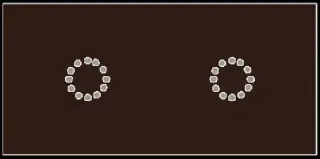 La Diva Maria Rettangolo Liscia 2 Magnete Caffe S 10x20