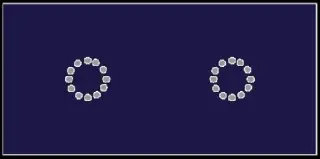 La Diva Maria Rettangolo Liscia 2 Magnete Mirtillo L 10x20