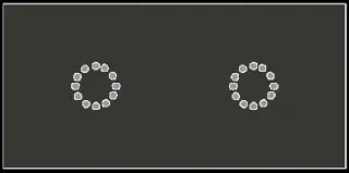 La Diva Maria Rettangolo Liscia 2 Magnete Roccia L 10x20