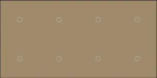 La Diva Maria Rettangolo Liscia 8 Magnete Cappuccino L 40x80