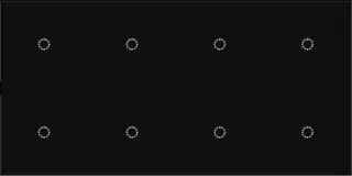 La Diva Maria Rettangolo Liscia 8 Magnete Lava L 40x80