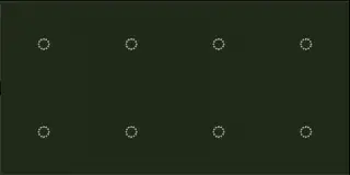 La Diva Maria Rettangolo Liscia 8 Magnete Menta S 40x80