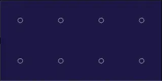 La Diva Maria Rettangolo Liscia 8 Magnete Mirtillo L 40x80