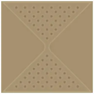 La Diva Paola Quadrato Paola 04 Cappuccino L 20x20