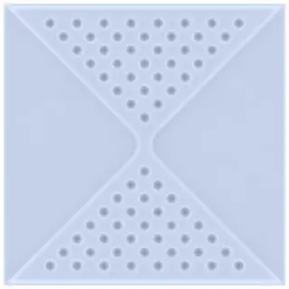 La Diva Paola Quadrato Paola 04 Lavanda S 20x20