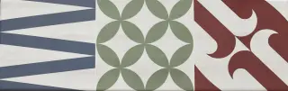 Керамическая плитка Декор Флоу разноцветный / Rev. Dec. Flou p colors - упр