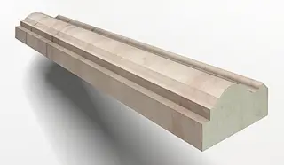 04 Molding Diana White 120x6