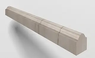 06 Molding Diana White 120x2.5
