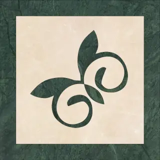 72 Waterjet Border 20x20 (Vines)
