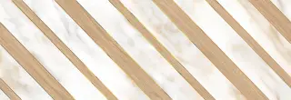 Calacatta Oro Chevron 24.2x70