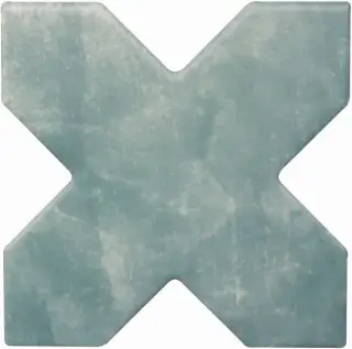 Керамическая плитка BECOLORS CROSS 13,25X13,25 LAGOON