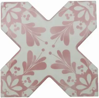 Керамическая плитка BECOLORS CROSS 13,25X13,25 DEC. STENCIL CORAL