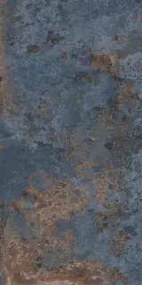 Керамическая плитка 60*120 Oxyde Carving Blue Rec.