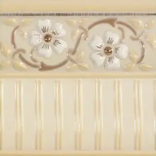 Бордюр ZOCALO TARRAGONE GOLD VANILLA 15X15