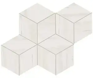 Marvel Bianco Dolomite Mosaico Esag. Lapp.
