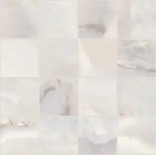 ONYX&MORE WHITE ONYX GLOSSY 6MM MOS 7,5X7,5