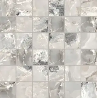 ONYX&MORE SILVER BLEND GLOSSY MOS.5X5