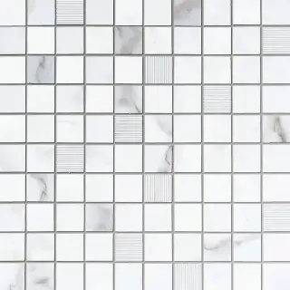 I CLASSICI STATUARIO 7,5x7,5 6MM MOS.GLOSSY