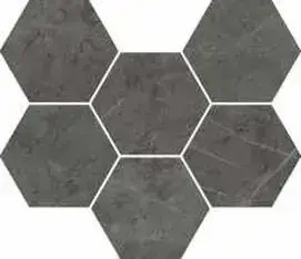 Charme Evo Antracite Mosaico Hexagon 25x29