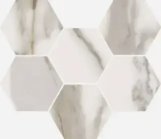 Charme Evo Calacatta Mosaico Hexagon 25x29