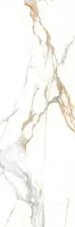 Керамогранит Adicon Archrock Statuario Gold полированный белый ADI84198 240х80 см