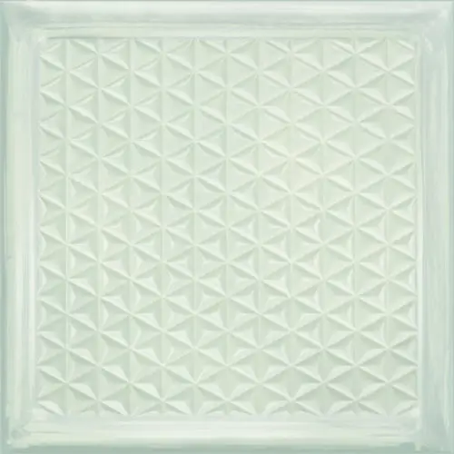 Glass White Brick Brillo 20x20