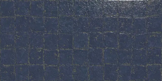 Abstra Blue Blocks Shiny 50x100