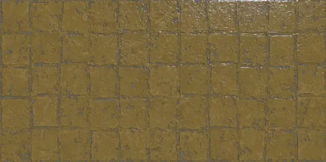 Abstra Ocre Blocks Shiny 50x100