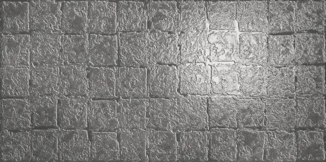 Abstra Silver Blocks Shiny 50x100