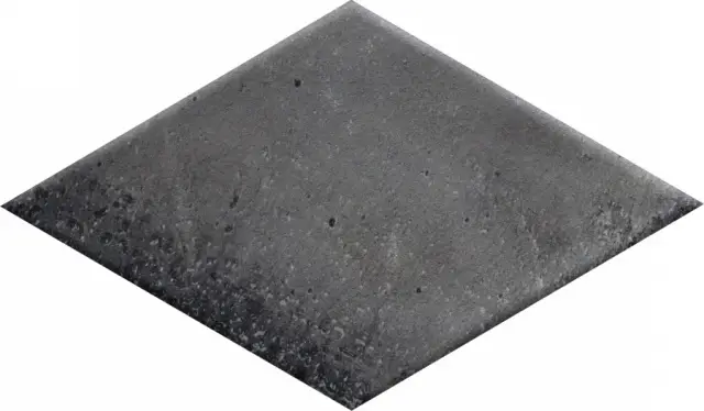 Rombo Nero Opaco Matt 13.7x24