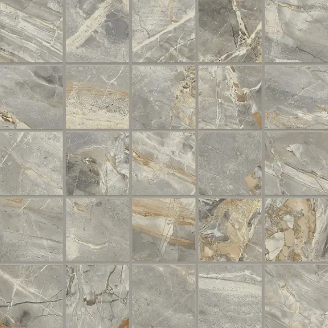 Verona Grigio Mosaico Nat 28x28