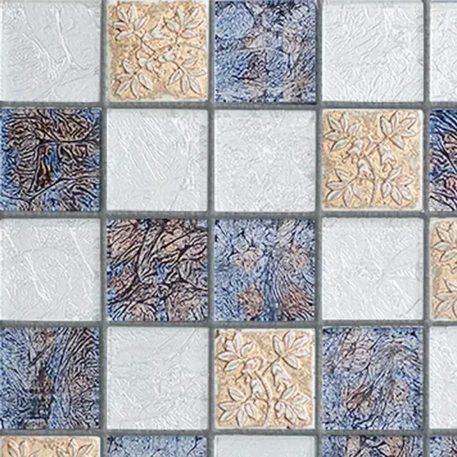 San Remo Голубая Стеклянная 4.8x4.8 30x30