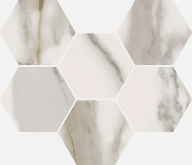 Charme Evo Calacatta Mosaico Hexagon Cer 25x29