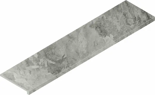 Charme Extra Silver Scalino Frontale Nat 33х120 Ang.Dx Правая