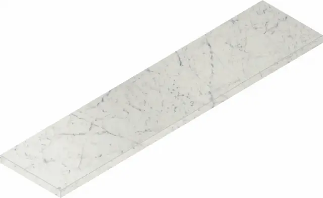 Charme Extra Carara Scalino Frontale Nat 33х120 Ang.Sx Левая