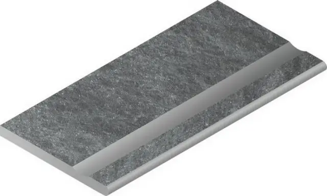 Genesis Silver Bordo Nat 30x60 Svasato Round