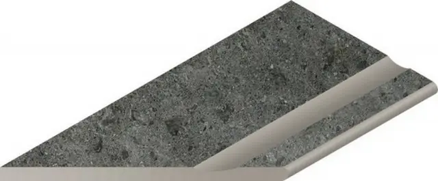 Genesis Grey Bordo Nat 30x60 Svasato Round Sx Уг.Лев.