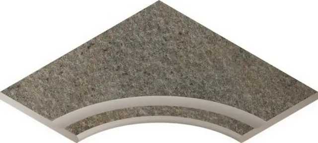 District Emerald Bordo 60x60 Nat Svasato Ang.Round 30