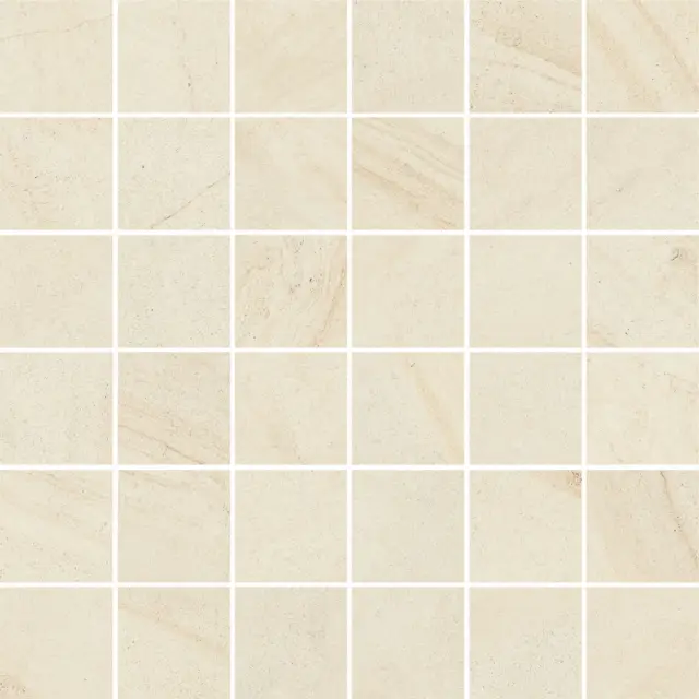 Room Stone White Mosaico Cer 30x30