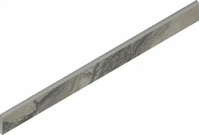 Charme Deluxe Grigio Orobico Battiscopa Nat 7.2x80