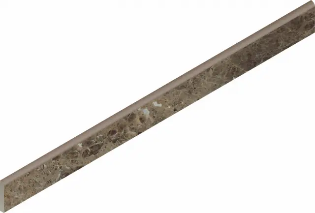 Charme Deluxe Emperador Dark Battiscopa Nat 7.2x80