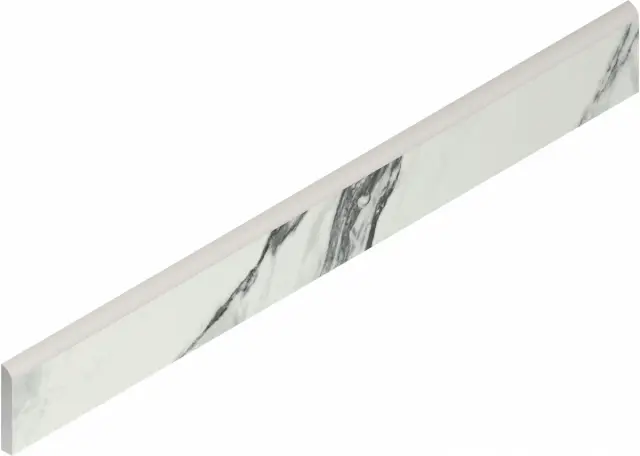 Charme Deluxe Statuario Fantastico Battiscopa Cer 7.2x60