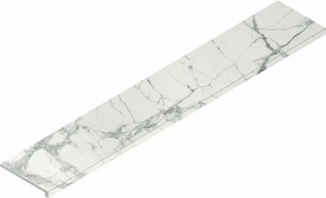 Charme Deluxe Invisible White Scalino Ang Dx (Угл Прав) Nat 330x160